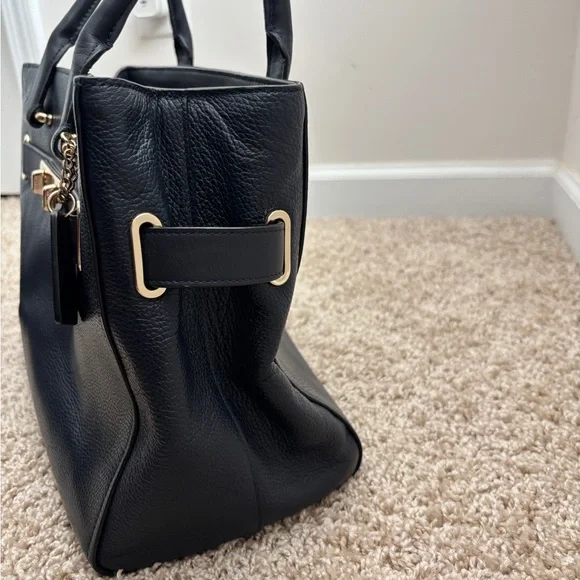 Coach Navy Blue satchel bag - Picture 6 of 16